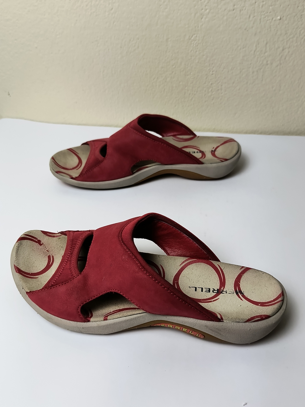 Merrell Palmetto Size 8 Red Tomato 8 Women's Slide Sandals - Footwear